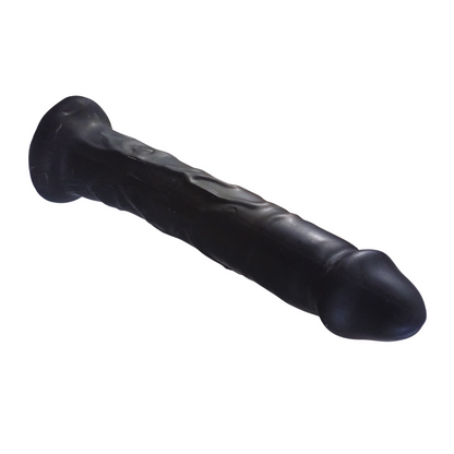 Hot Kisscherry con ventosa negro | 23 cm, insertable 21 cm, ancho 6 cm