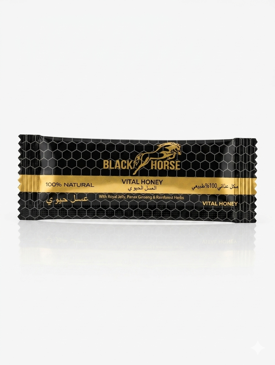 Black Horse Vital Honey - Suplemento Natural para Hombre
