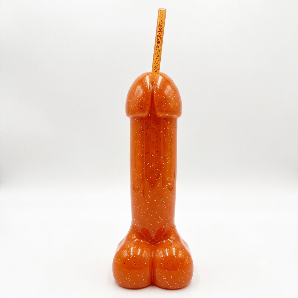Vaso Novelty con Popote - Varios Colores