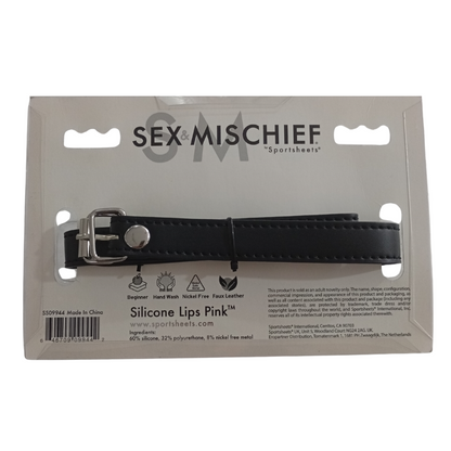 Mordaza Labios de Silicona Rosa - Sex & Mischief
