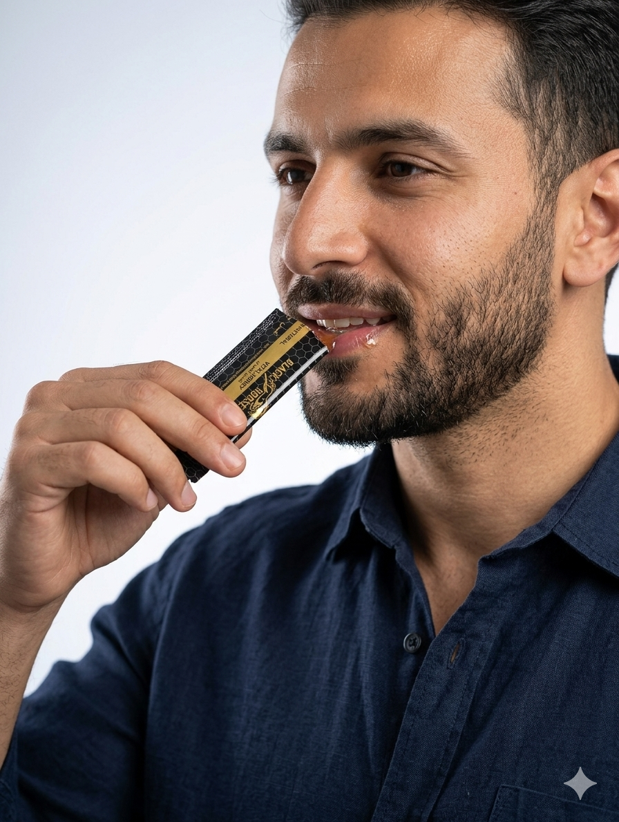 Black Horse Vital Honey - Suplemento Natural para Hombre