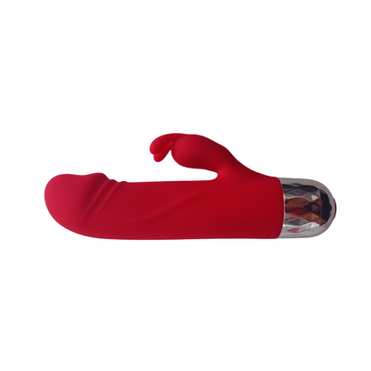 Mini Vibrador Premium de Silicona Medica con Estimulador