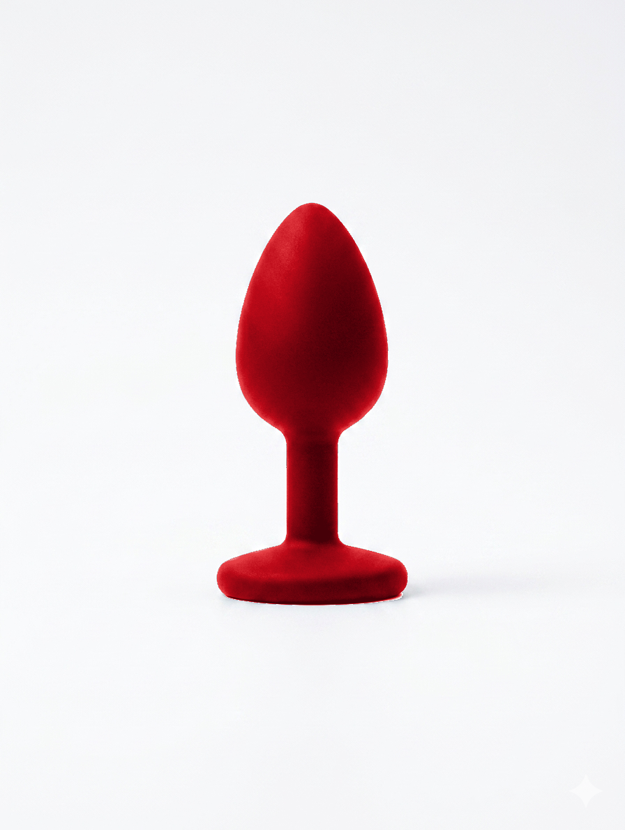 Plug Anal de Silicona Negro Talla S