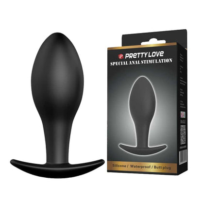 Pretty Love - Plug Anal de Silicona Negro