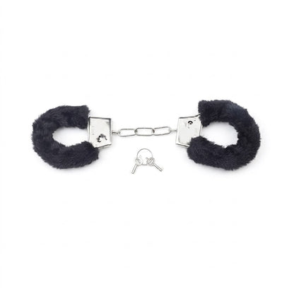 Esposas con Peluche Negro y Llave