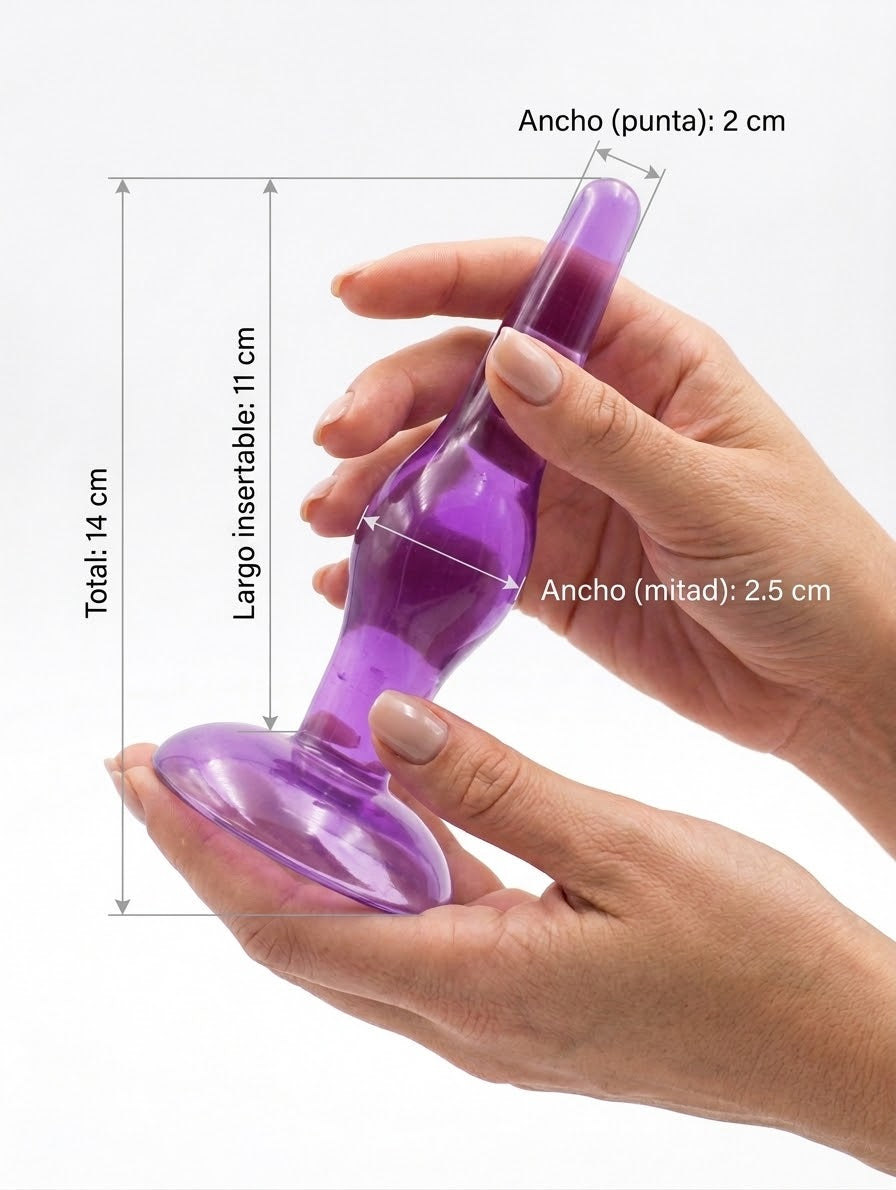 Plug Anal de Silicona Suave para Principiantes