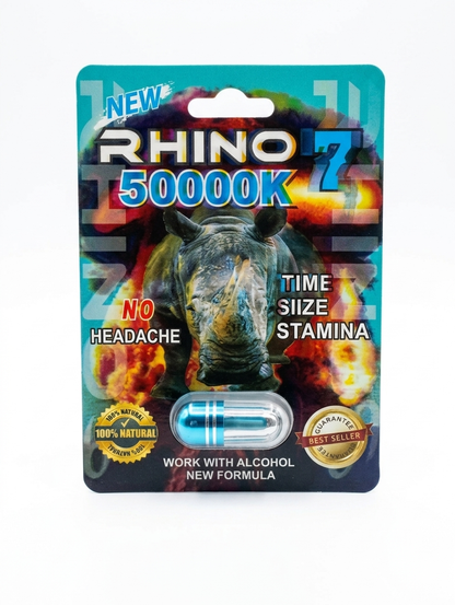 Rhino 7 50000K - Suplemento de Resistencia y Vitalidad