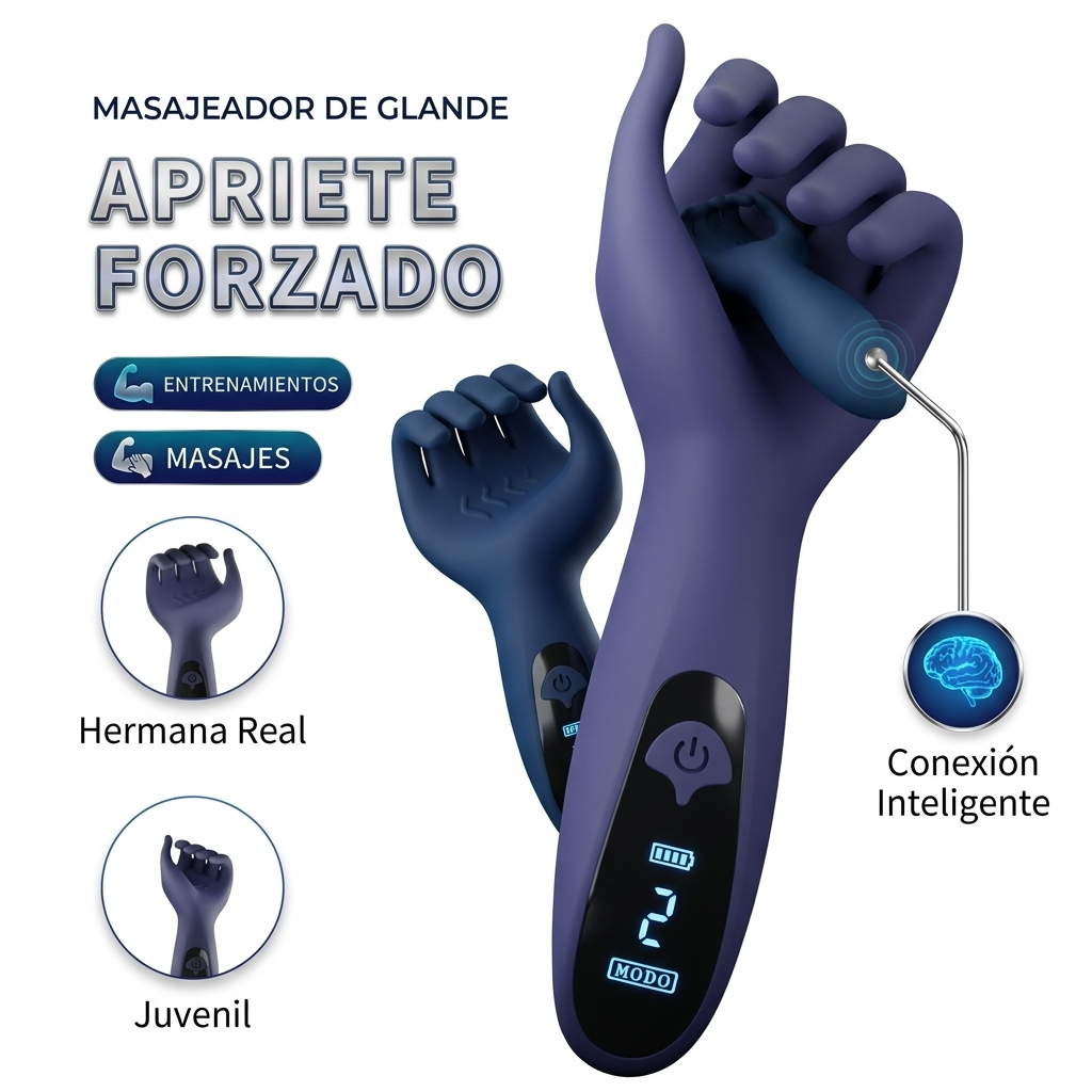 Estimulador Masculino con Pantalla Digital y Carga Magnética