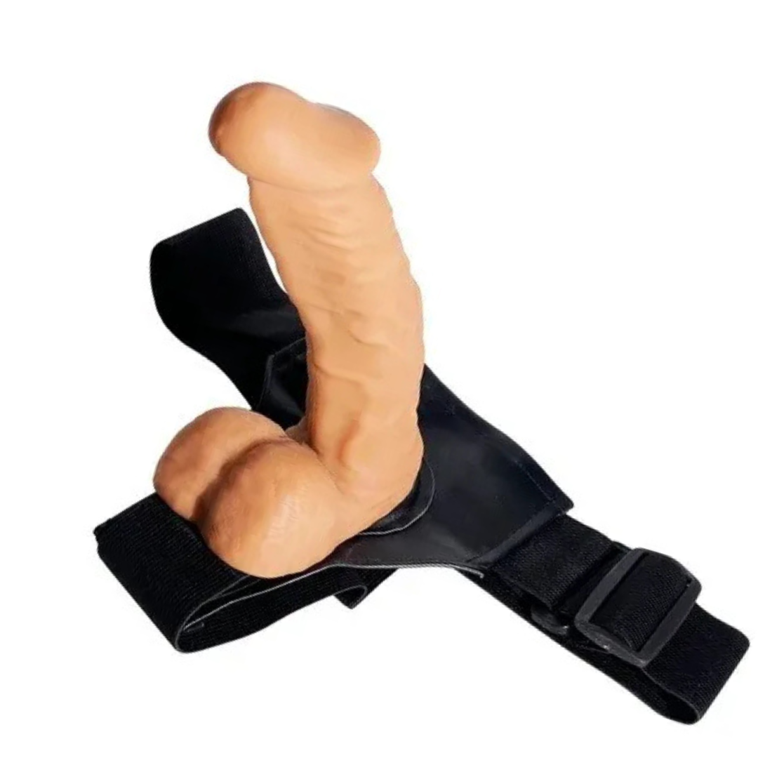 Arnés con Dildo de Silicona Premium Médica Textura Realista 4D