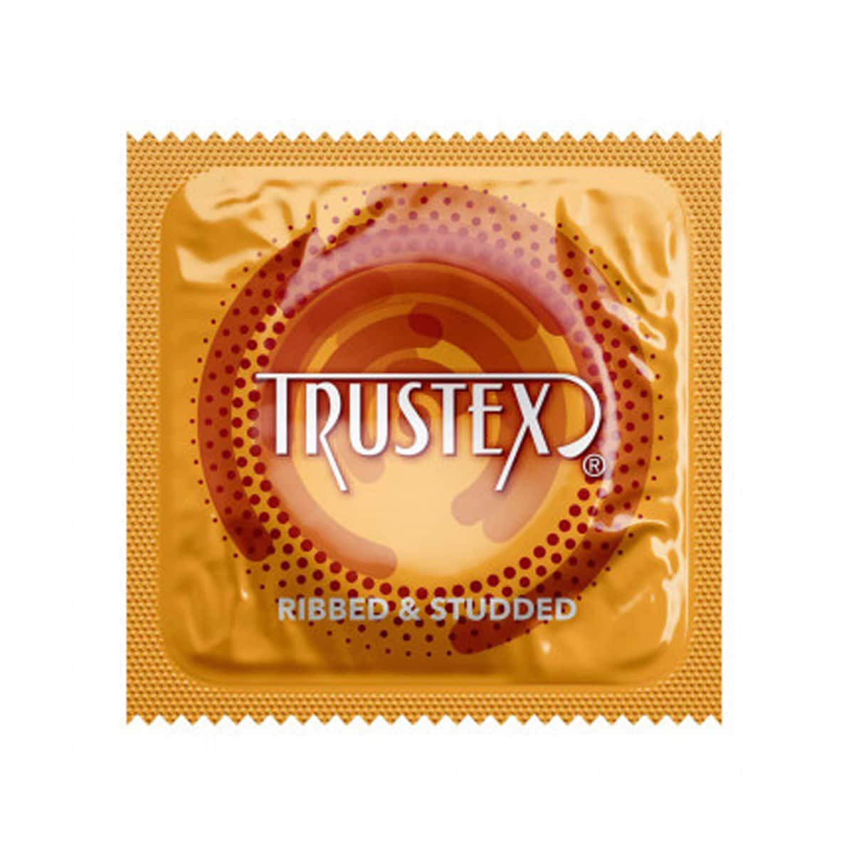 Condón Trustex Ribbed & Studded - Unitario