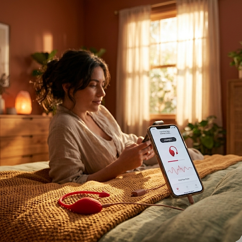 Succubus Huevo Vibrador con Control por App – 9 Modos Silicona