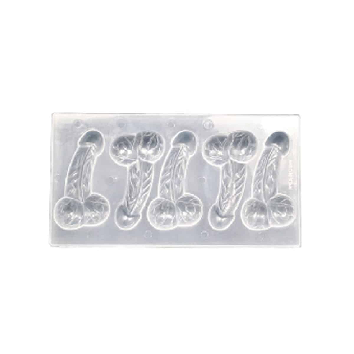 Molde de Silicona Fálico para Repostería y Hielo