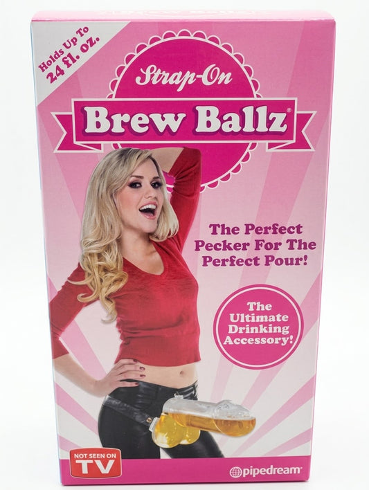 Empaque posterior del accesorio para bebidas Brew Ballz de PipeDream