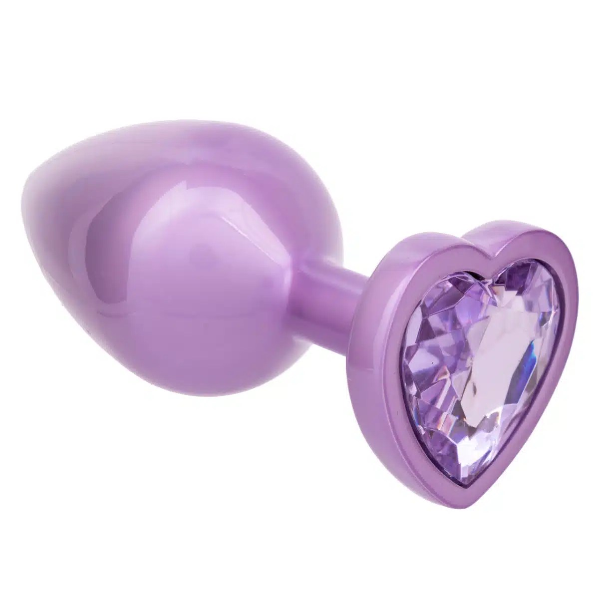 Jewel Plug Amethyst Heart - Grande