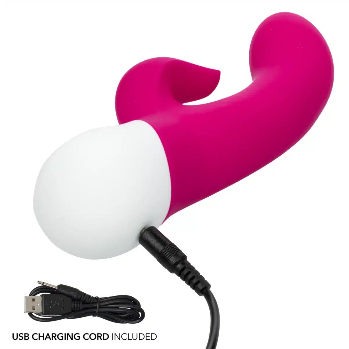 Vibrador Rabbit Recargable CalExotics Basic Essentials Dual Pleaser 17.25 cm