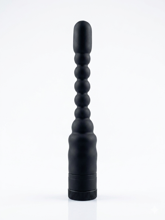 Plug Anal Vibrador de Bolas Silicona Médica Premium