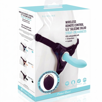 Arnés Lésbico Strap-On Ergonómico con Dildo de Silicona