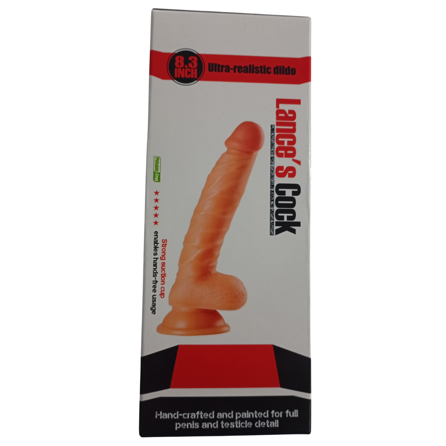 Dildo Realístico Lance's Cock 8.3" con Ventosa