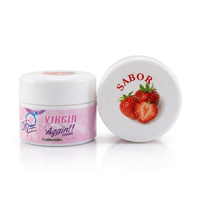 Virgin Again Cream - Crema Íntima Reafirmante con Sabor a Fresa 20g