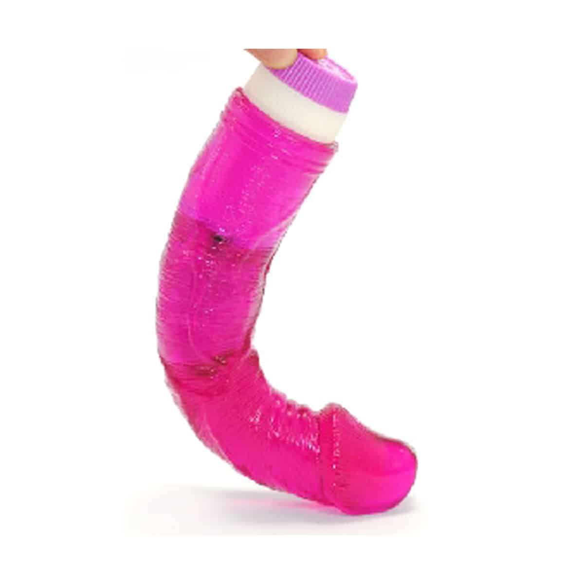 Fantasy Waves of Pleasure - Vibrador Realista Rosa con Vibración Gradual