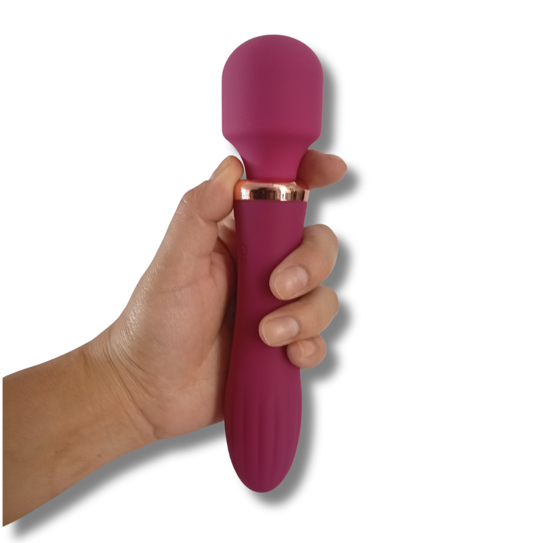 Vibrador silencioso y discreto color rosa